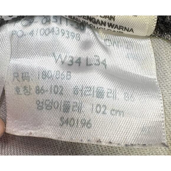 Levis 511 Denim Jeans 34x34 Mens 35 X 34Charcoal Gray Straight Leg Waterless - Picture 10 of 10